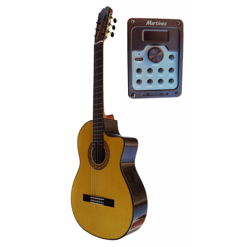 Jose Rincon MF5 CE Estrecha tipo NAC Guitarra Flamenca Palosanto con Cutaway EQ Double MD100 Jose Rincon (similar MFG-RS CE)