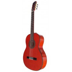 Jose Rincon MR3 Guitarra Flamenca Roja de Tapa Maciza y fondo y aros de Cipres