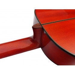 Jose Rincon MR3 Guitarra Flamenca Roja de Tapa Maciza y fondo y aros de Cipres