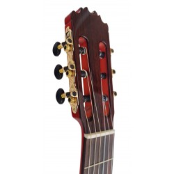 Jose Rincon MR3 Guitarra Flamenca Roja de Tapa Maciza y fondo y aros de Cipres