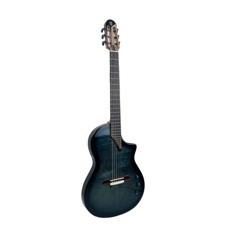 Jose Rincon Hispania Trans Black Guitarra Clasica de Escenario