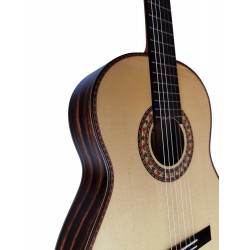 Antonio de Toledo • Modelo Tomatito Almeria Natural Guitarra Flamenca Negra de Palo Santo de Patagonia