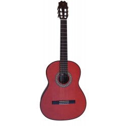 Antonio de Toledo • Modelo Tomatito Almeria ROJA Guitarra Flamenca Negra de Palo Santo de Patagonia