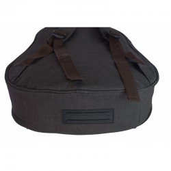 Antonio de Toledo • Modelo Tomatito Almeria ROJA Guitarra Flamenca Negra de Palo Santo de Patagonia