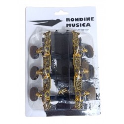 Clavijero Clasica con Lira Bañado en oro BO-020HV3P