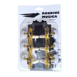 Clavijero Clasica de aleacion de Zinc Bañado en oro BOS-022V1P