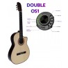 Antonio De Toledo Modelo F17 EQ Negra de Palo Santo con EQ DOUBLE OS1 Con Cutaway ATF-17NE CUT
