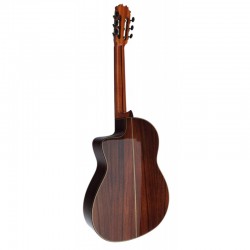 Antonio De Toledo Modelo F17 EQ Negra de Palo Santo con EQ DOUBLE OS1 Con Cutaway ATF-17NE CUT