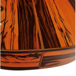 Antonio de Toledo ATF-17EBR – Guitarra Flamenca de Ebano Blanco Teñido de Rojo