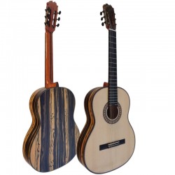 Antonio De Toledo Modelo ATF-17EB Guitarra Flamenca de Ebano Blanco