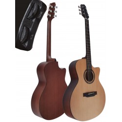 Egmond AV-21 – Guitarra Electroacústica Mini Jumbo Amplificada