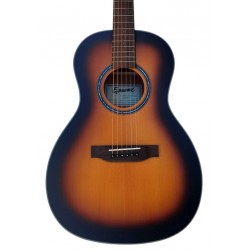 Egmond AV-52 Burst – Guitarra Acústica Parlour con Tapa Maciza de Abeto y acabado Sun Busrst