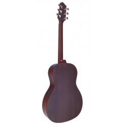 Egmond AV-52 Burst – Guitarra Acústica Parlour con Tapa Maciza de Abeto y acabado Sun Busrst