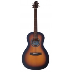 Egmond AV-52 Burst – Guitarra Acústica Parlour con Tapa Maciza de Abeto y acabado Sun Busrst
