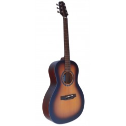 Egmond AV-52 Burst – Guitarra Acústica Parlour con Tapa Maciza de Abeto y acabado Sun Busrst