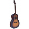 Egmond AV-52 Burst – Guitarra Acústica Parlour con Tapa Maciza de Abeto y acabado Sun Busrst