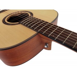 Egmond AV-53 – Guitarra Acústica Mini Jumbo con Tapa Maciza de Abeto