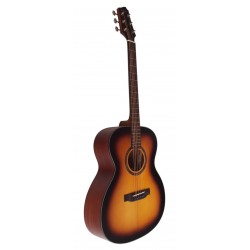Egmond AV-53 Burst – Guitarra Acústica Mini Jumbo con Tapa Maciza de Abeto y Acabado Sunburst