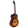 Egmond AV-53 Burst – Guitarra Acústica Mini Jumbo con Tapa Maciza de Abeto y Acabado Sunburst