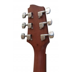 Egmond AV-53 Burst – Guitarra Acústica Mini Jumbo con Tapa Maciza de Abeto y Acabado Sunburst