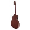 Egmond AV-52CE – Guitarra Electroacustica Parlour con Cutaway, Tapa Maciza de Abeto y Previo Fishman Presys II