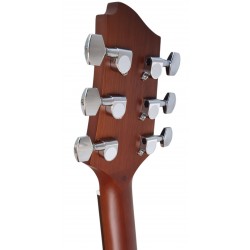 Egmond AV-52CE – Guitarra Electroacustica Parlour con Cutaway, Tapa Maciza de Abeto y Previo Fishman Presys II