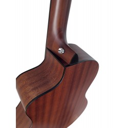 Egmond AV-52CE – Guitarra Electroacustica Parlour con Cutaway, Tapa Maciza de Abeto y Previo Fishman Presys II