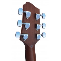 Egmond AV60DCE Burst – Guitarra Electroacústica Dreadnought con Cutaway, Tapa Maciza de Sapeli y Previo Fishman Presys II