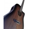 Egmond AV60DCE Burst – Guitarra Electroacústica Dreadnought con Cutaway, Tapa Maciza de Sapeli y Previo Fishman Presys II