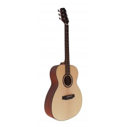 Egmond AV-53CE – Guitarra Electroacústica Mini Jumbo con Cutaway, Tapa Maciza de Abeto y Previo Fishman Presys II