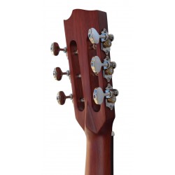 Egmond PC26N FE – Guitarra Electroacústica Parlour con Tapa Maciza de Cedro y Previo Fishman PSY-301