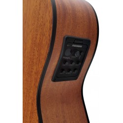 Egmond PC26N FE – Guitarra Electroacústica Parlour con Tapa Maciza de Cedro y Previo Fishman PSY-301