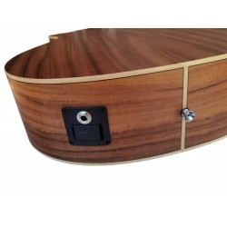 Egmond AV-64GACE SB – Guitarra Electroacústica Grand Auditorium con Cutaway Tapa Maciza de Ovangkol y Previo Fishman Presys II