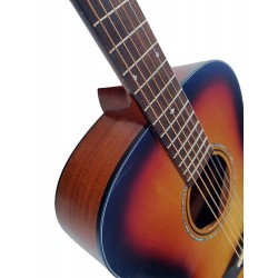 Egmond OM26S – Guitarra Acústica Toda Maciza OM en Acabado Sunburst