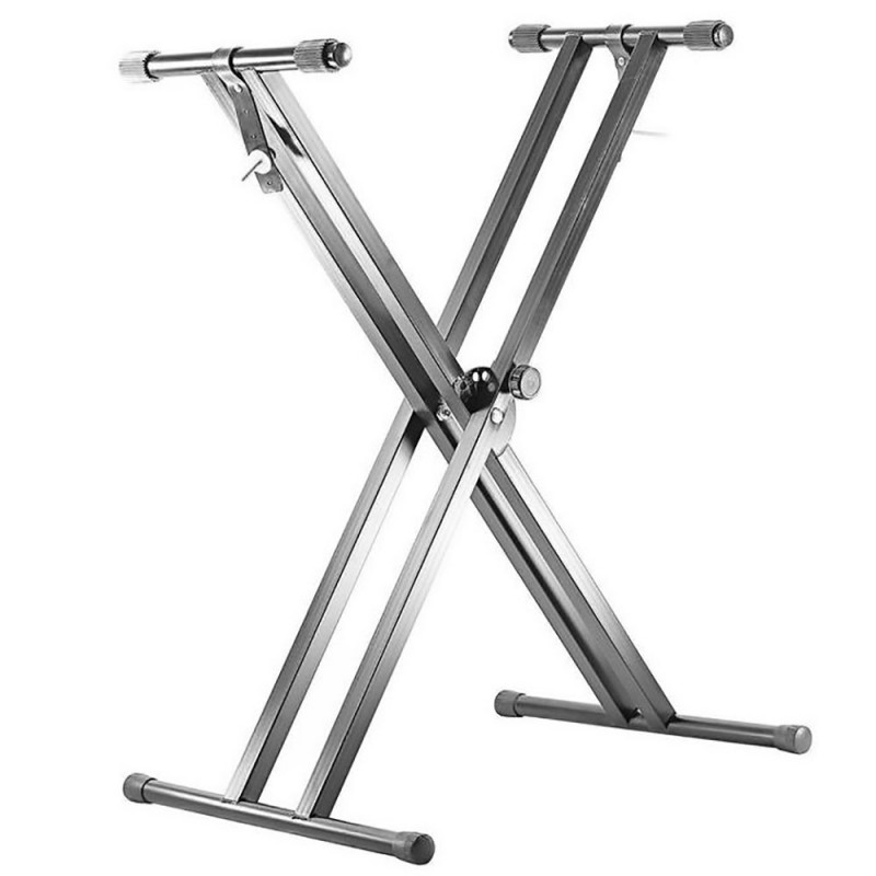 C830.302  Soporte de Teclado en X con Doble Pata WS-302