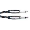 Cable Tejido Jack 6 Metros para Guitarra Jack-Jack Macho Recto de Tela Trenzada IC-025A / 6 M
