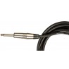 Cable Jack 6 Metros para Guitarra Jack-Jack Macho Recto de PVC Negro IC-1005 / 6 M