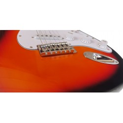 Egmond GS-280SB Guitarra Electrica Tipo Strato color Sunburst