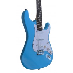 Egmond GS-280BL Guitarra Electrica Tipo Strato color Azul  Cielo