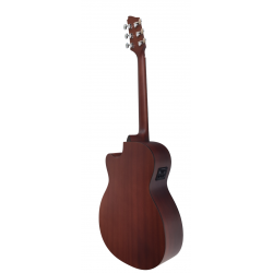 Egmond AV-53CE Burst – Guitarra Electroacústica Mini Jumbo con Cutaway, Tapa Maciza de Abeto y Acabado Sunburst