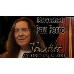 Antonio de Toledo • Modelo Tomatito Andalucia Guitarra Flamenca Negra de Pau Ferro tapa Torrefactada