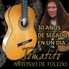 Antonio de Toledo • Modelo Tomatito Andalucia Blanca con tapa Torrefactada - Guitarra Flamenca en acabado Natural