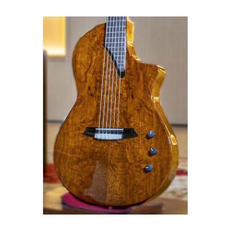 Jose Rincon Hispania Figured de bubinga Guitarra Clasica de Escenario