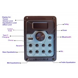 Antonio De Toledo · Josémi Carmona – Guitarra Flamenca Blanca con Cutaway y Previo con Efectos y Ecualizacion