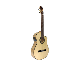 Antonio De Toledo · Josémi Carmona – Guitarra Flamenca Blanca con Cutaway y Previo con Efectos y Ecualizacion