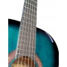 Ronda C320.101BL – Guitarra Clásica de iniciación – Color Azul Brillo – con golpeador incluido sin instalar
