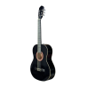 Ronda C320.101BK -3/4 CADETE – Guitarra Clásica de iniciación – Color Negro Brillo – con golpeador incluido sin instalar