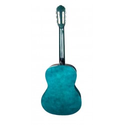 Ronda C320.101BL-3/4 CADETE – Guitarra Clásica de iniciación – Color Azul Brillo – con golpeador incluido sin instalar