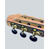 Clavijero de precision Aparicio B&C modelo Toledo Oro Negro con Palomilla Ebano y Poste Negro