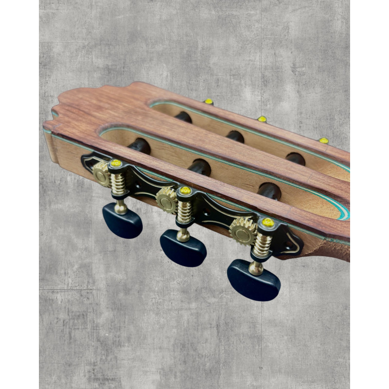 Clavijero de precision Aparicio B&C modelo Murcia Oro Negro con Palomilla Ebano y Poste Negro